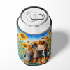 Bloodhound 6029 In Sunflowers Can or Bottle Hugger