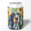 Bluetick Coonhound 6030 In Sunflowers Can or Bottle Hugger