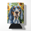 Bluetick Coonhound 6030 In Sunflowers Can or Bottle Hugger