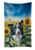 Border Collie 1 in Sunflowers Kitchen Towel