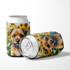 Border Terrier 6033 In Sunflowers Can or Bottle Hugger