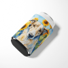 Borzoi 6035 In Sunflowers Can or Bottle Hugger