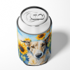 Borzoi 6035 In Sunflowers Can or Bottle Hugger