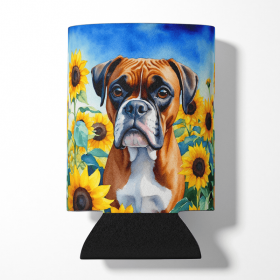 Boxer 6037 In Sunflowers Can or Bottle Hugger