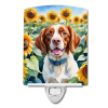 Brittany 6040 In Sunflowers Ceramic Night Light