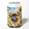 Brussels Griffon 6041 In Sunflowers Can or Bottle Hugger