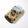 Brussels Griffon 6041 In Sunflowers Can or Bottle Hugger