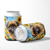 Brussels Griffon 6041 In Sunflowers Can or Bottle Hugger