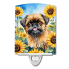 Brussels Griffon 6041 In Sunflowers Ceramic Night Light