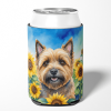 Cairn Terrier 6044 In Sunflowers Can or Bottle Hugger