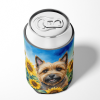 Cairn Terrier 6044 In Sunflowers Can or Bottle Hugger