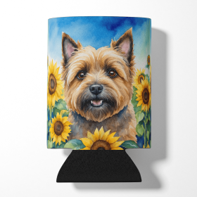 Cairn Terrier 6044 In Sunflowers Can or Bottle Hugger