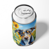 Catahoula 6046 In Sunflowers Can or Bottle Hugger