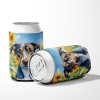Catahoula 6046 In Sunflowers Can or Bottle Hugger