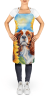 Cavalier King Charles Spaniel in Sunflowers Apron