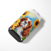 Cavalier King Charles Spaniel 6047 In Sunflowers Can or Bottle Hugger