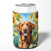 Chesapeake Bay Retriever 6050 In Sunflowers Can or Bottle Hugger