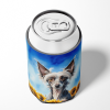 Chinese Crested 6053 In Sunflowers Can or Bottle Hugger
