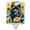 Chow Chow 6054 In Sunflowers Ceramic Night Light
