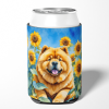 Chow Chow 6055 In Sunflowers Can or Bottle Hugger