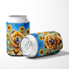Chow Chow 6055 In Sunflowers Can or Bottle Hugger