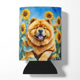 Chow Chow 6055 In Sunflowers Can or Bottle Hugger