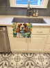 Cocker Spaniel 1 in Sunflowers Kitchen Towel