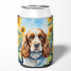 Cocker Spaniel 6058 In Sunflowers Can or Bottle Hugger
