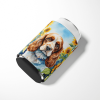 Cocker Spaniel 6058 In Sunflowers Can or Bottle Hugger
