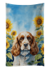 Cocker Spaniel 1 in Sunflowers Kitchen Towel