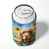 Cocker Spaniel 6059 In Sunflowers Can or Bottle Hugger