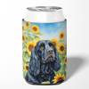 Cocker Spaniel 6060 In Sunflowers Can or Bottle Hugger