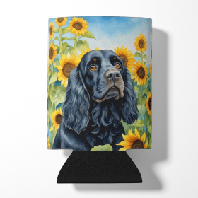 Cocker Spaniel 6060 In Sunflowers Can or Bottle Hugger