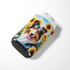Collie 6061 In Sunflowers Can or Bottle Hugger