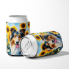 Collie 6061 In Sunflowers Can or Bottle Hugger