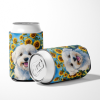 Coton de Tulear 6063 In Sunflowers Can or Bottle Hugger