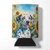 Dalmatian 6067 In Sunflowers Can or Bottle Hugger