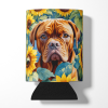 Dogue de Bordeaux 6069 In Sunflowers Can or Bottle Hugger