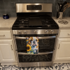 Bulldog in Sunflowers Kitchen Towel