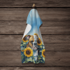 Bulldog in Sunflowers Kitchen Towel