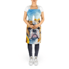 Bulldog in Sunflowers Apron
