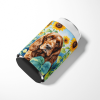 English Cocker Spaniel 6073 In Sunflowers Can or Bottle Hugger