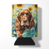 English Cocker Spaniel 6073 In Sunflowers Can or Bottle Hugger