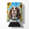 English Springer Spaniel 6076 In Sunflowers Can or Bottle Hugger