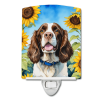 English Springer Spaniel 6076 In Sunflowers Ceramic Night Light
