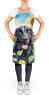 Flat Coated Retriever in Sunflowers Apron