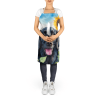 Flat Coated Retriever in Sunflowers Apron