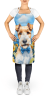 Wire Fox Terrier in Sunflowers Apron