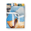 Wire Fox Terrier in Sunflowers Apron