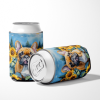 French Bulldog 6080 In Sunflowers Can or Bottle Hugger
